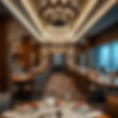 Savoy Hotel Dining Experience Dining area featuring exquisite culinary offerings