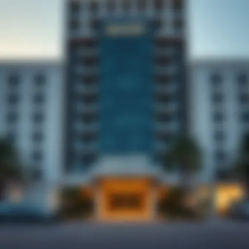 Exterior view of Savoy Hotel showcasing its modern architecture