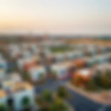 Aerial View of Sidra Village Aerial view of Sidra Village showcasing modern architecture