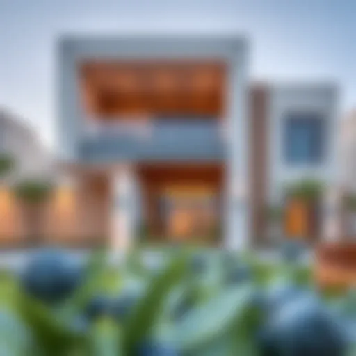 Exterior view of Al Zubaidi Residence showcasing modern architecture