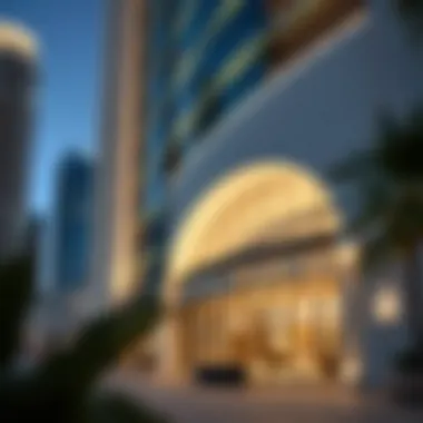 Address Downtown: Luxury in Urban Design The sleek lines of the Address Downtown hotel, exemplifying modern urban living.