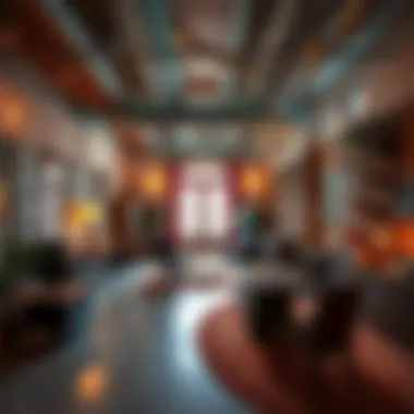 Spacious workspace with artistic decor in Al Quoz