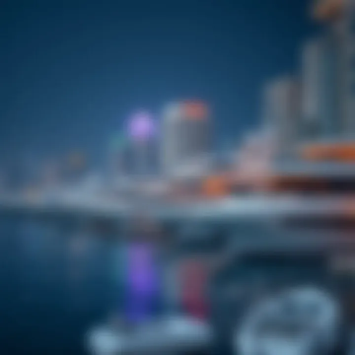 Luxurious Yachts at Dubai Marina Luxurious yachts docked at the marina with vibrant waterfront