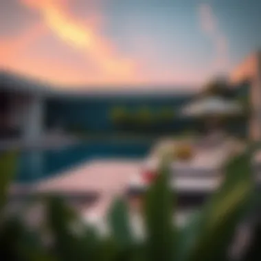 Exclusive Amenities at Damac Maison Privé Amenities including a pool and relaxation area for residents