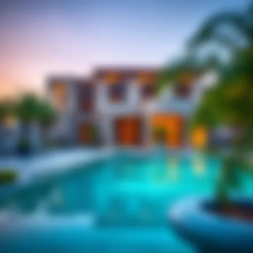 Exquisite exterior view of Manor Hotel showcasing contemporary design