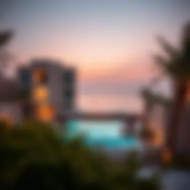 Luxurious properties near Alzora Beach representing real estate potential