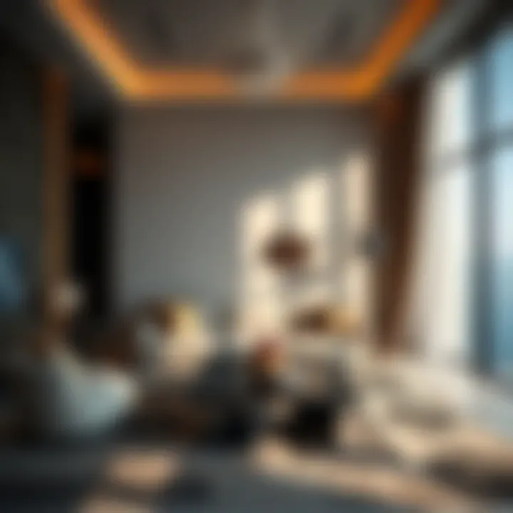 Elegant interior design of a luxury apartment in The One Palm Jumeirah