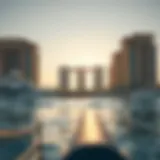 Stunning view of The One Palm Jumeirah from the sea