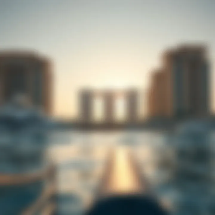 Stunning view of The One Palm Jumeirah from the sea