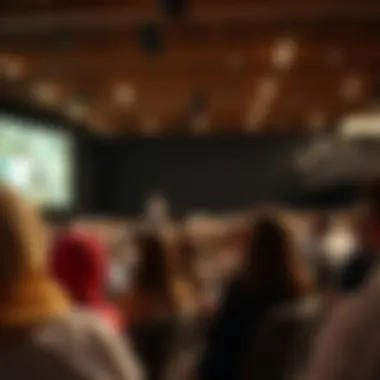 Cultural Event at Dubai's Open Theatre A cultural event taking place in an open theatre, highlighting community engagement