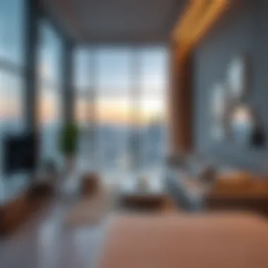 Chic Apartment with Skyline Views Modern apartment with stunning skyline views