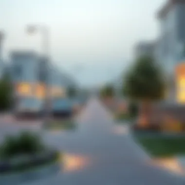 Suburban Community Living Serene community living in a suburban area of Dubai