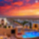 Sunset Serenity in Shams A vibrant sunset over the Shams community showcasing its scenic beauty