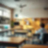 Classroom setting showcasing UK curriculum principles