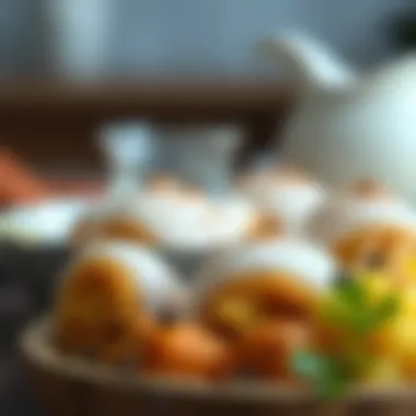 Close-up of a traditional dish called Balaleet