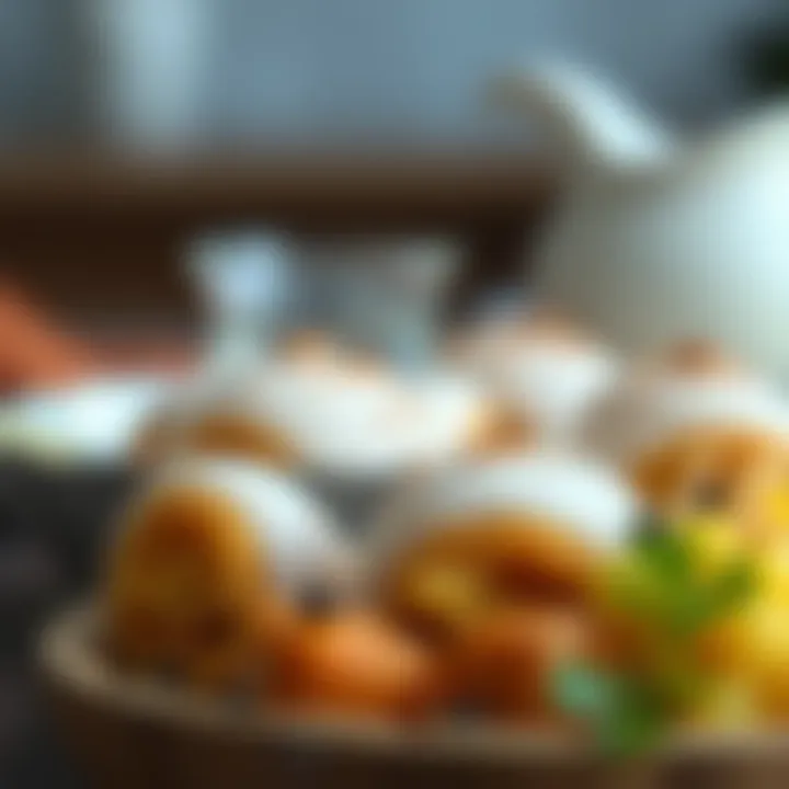 Close-up of a traditional dish called Balaleet
