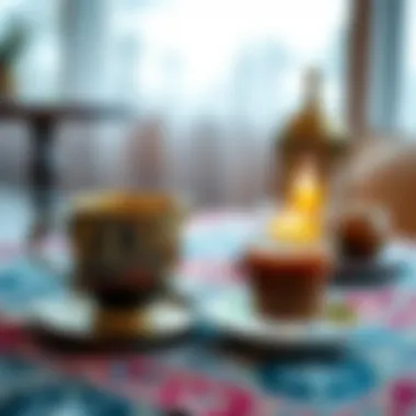 Emirati Coffee: A Cultural Ritual Traditional Emirati coffee served in a dallah
