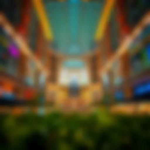 Stunning architectural design of Uptown Mirdif Mall
