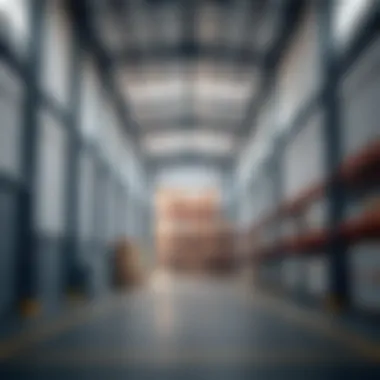 Interior of a Modern Warehouse Interior of a modern warehouse with ample storage space