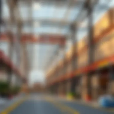 Overview of Warehouse Rental Cost Factors Visual representation of rental cost factors for warehouses