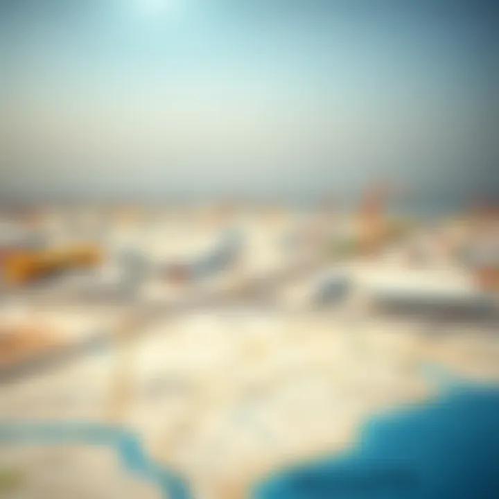 Map detailing logistics infrastructure surrounding Ras Al Khor