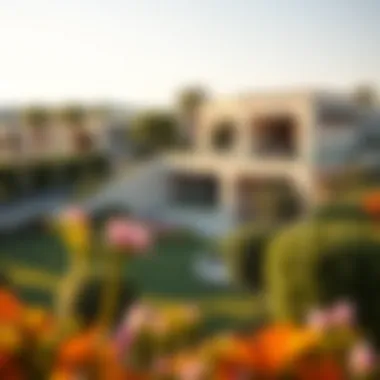 Luxurious villas in Warqa surrounded by green spaces