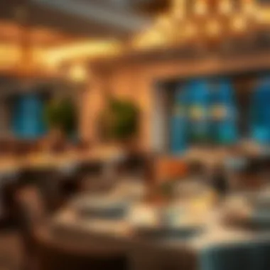 Inviting Atmosphere at Fatair Al Khaleej An inviting dining setup, perfect for an immersive culinary experience