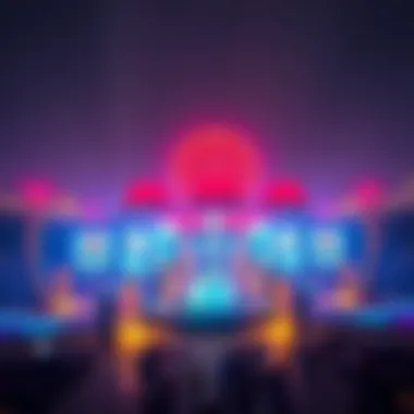 Vibrant Mega-Event in the UAE A vibrant depiction of a mega-event set to take place in the UAE