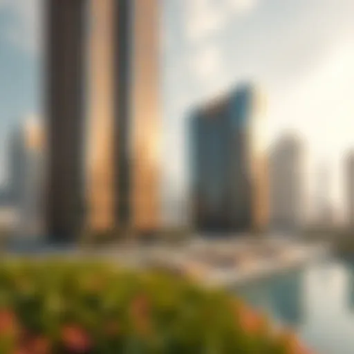 Stunning architectural view of Gold Crest Executive Tower