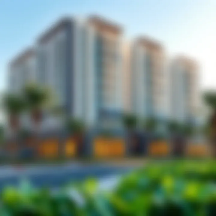 Residential Buildings in Green Park JVT Contemporary residential buildings in Green Park reflecting modern living standards