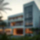 Exterior view of Horizon School showcasing its modern architecture