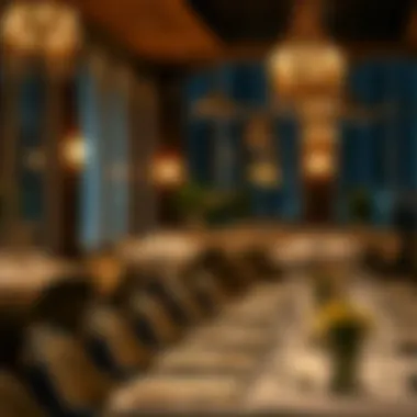 Experience Elegance in Iftar Dining Elegant dining setting for Iftar celebration