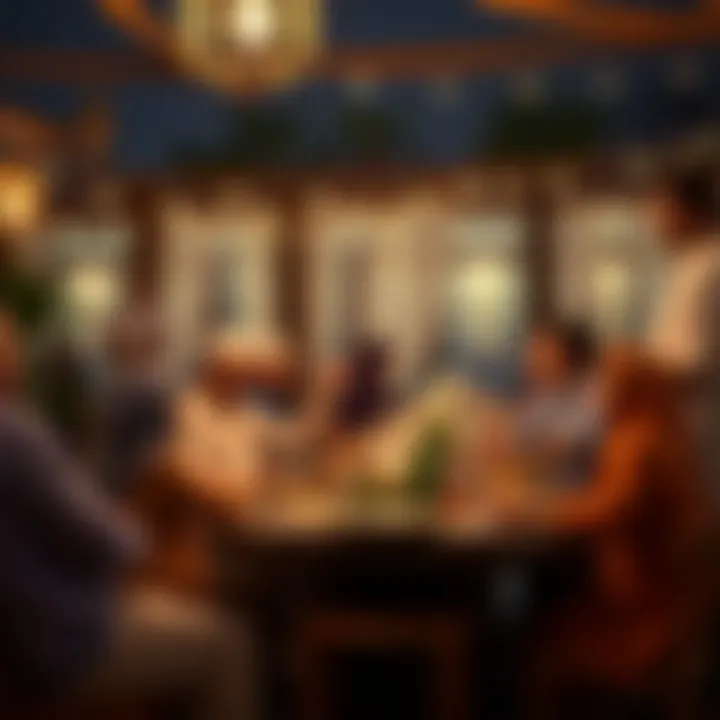 Cultural Iftar Gathering Cultural gathering around the iftar table