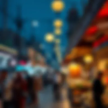 A vibrant market scene during Ramadan in Dubai