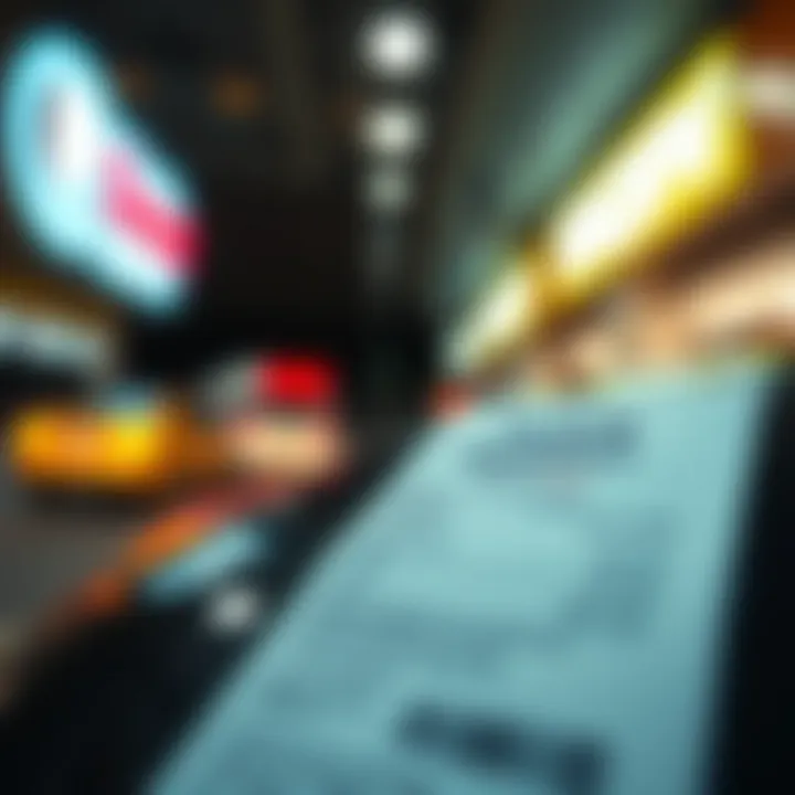 Illustration of a parking validation receipt in JBR