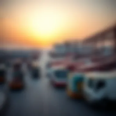 Logistical operations in Jebel Ali Industrial Area 1