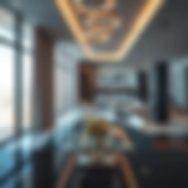 Interior of Latifa Tower featuring modern amenities
