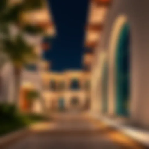 Stunning view of Le Meridien Villas showcasing architectural elegance