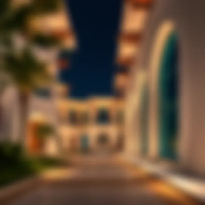 Stunning view of Le Meridien Villas showcasing architectural elegance