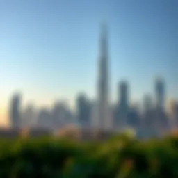 Stunning skyline of Dubai showcasing luxury properties