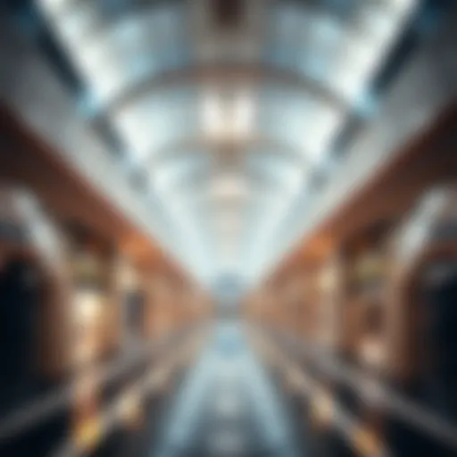 Interior view of Mall of Emirates Metro Station