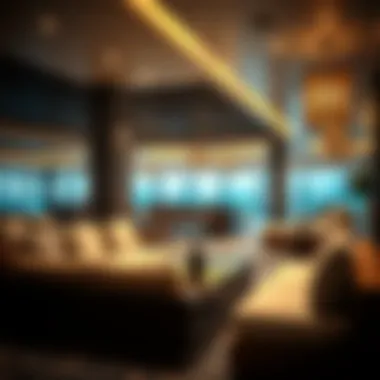 Luxurious Lounge Area at Marina Beach Club Luxurious lounge area with plush seating at Marina Beach Club