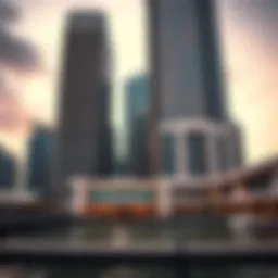 Stunning architectural design of Marina Quays West Tower