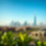 Stunning skyline view of Masaken Al Muraqqabat