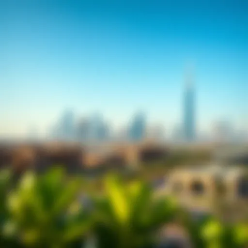 Stunning skyline view of Masaken Al Muraqqabat