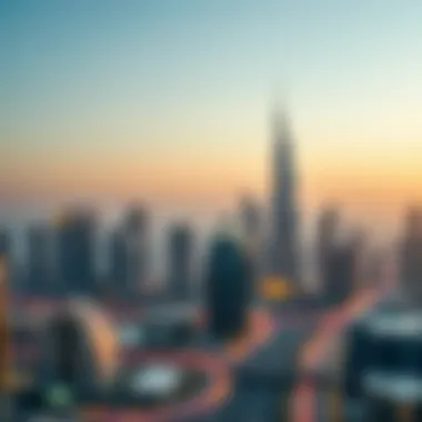 Dynamic Skyline of Dubai with Mashreq Projects Dynamic skyline featuring Mashreq Elite Developments' projects