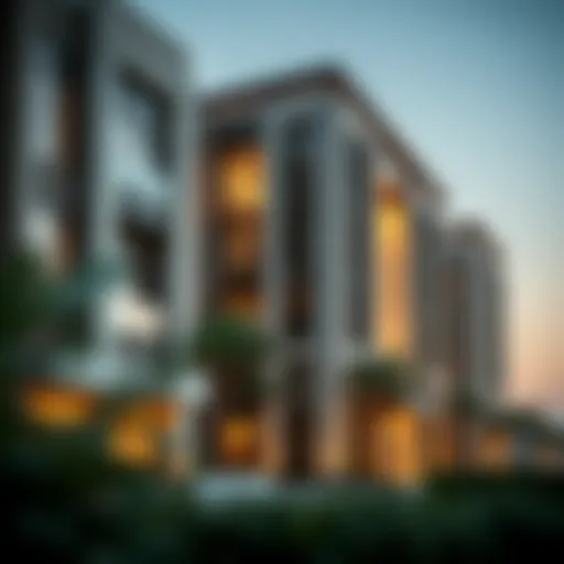 Stunning architectural design of a luxury residential project