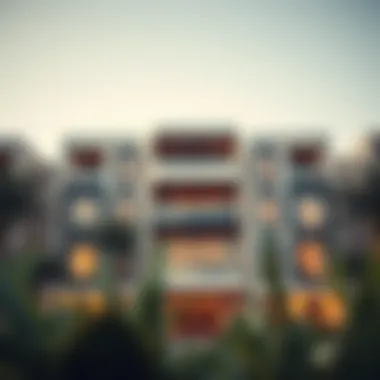 Modern Architectural Design of Mashriq Elite Developments Architectural facade of Mashriq Elite Developments showcasing modern design