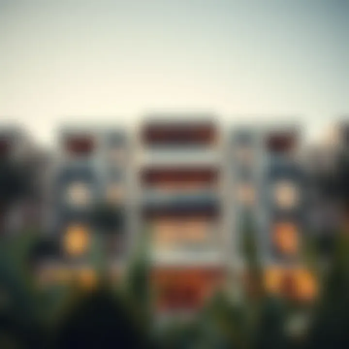 Modern Architectural Design of Mashriq Elite Developments Architectural facade of Mashriq Elite Developments showcasing modern design