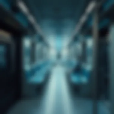 Modern Design of Metro Dubai Train Interior view of a Metro Dubai train showcasing modern design